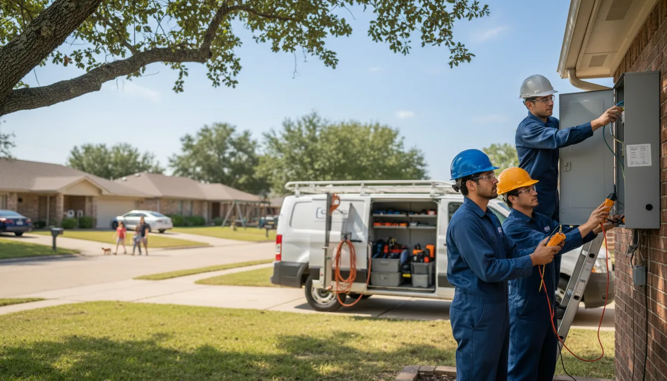Certified electrician providing emergency electrical services in Brodhead, WI